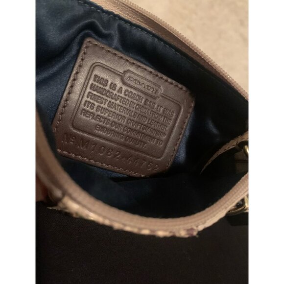 Coach‎ Colette Signature Python Swingpack Beige Cross body bag - Picture 4 of 4